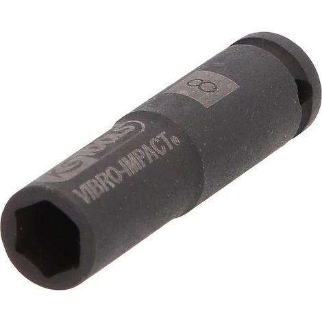 1/4" Llave de vaso de golpe larga 8 mm (1/3)