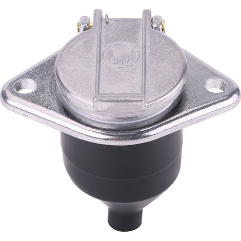 Prise universelle 24V 7 broches pour remorque, connecteur adaptateur à 7 pôles, fiche de câblage (1/5)