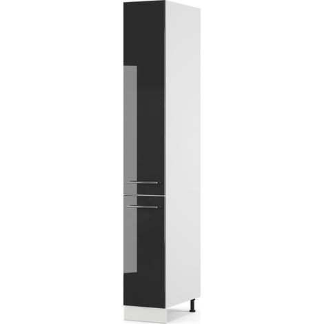 Badschrank Fame-Line, Anthrazit Hochglanz, 30 x 206.8 cm, Vicco