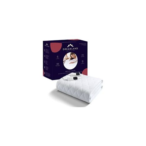 Surmatelas chauffant Dreamland Dreamy Night Double 195 x 165 cm Blanc 2x150 W Intelliheat (1/3)