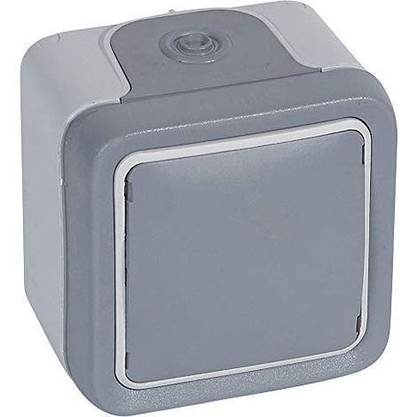 Sortie de câbles étanche avec serre-câbles Plexo complet IP55 saillie gris LEGRAND 069745