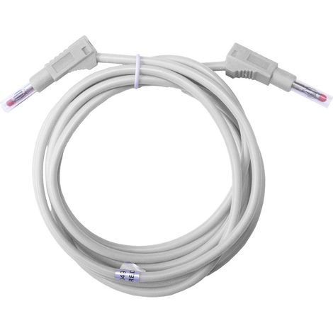Mueller Electric BU-2323-10-79-9 Cavo di misura Spina a banana 4 mm Spina a banana 4 mm 2 m Bianco 1 pz.