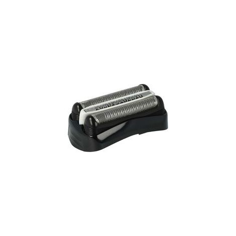 vhbw Rasierkopf kompatibel mit Braun neue Generation 300, 3010, 3020, 3030, 3040, 3045, 3050cc, 3070cc, 3080s, 3090cc Scherkopfkassette- schwarz