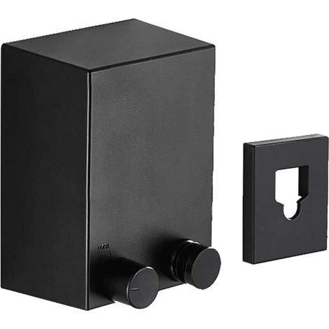 Corde à linge rétractable, corde à linge portable, coque ABS + aluminium, adaptée au balcon, 4,2 mètres de long, noir