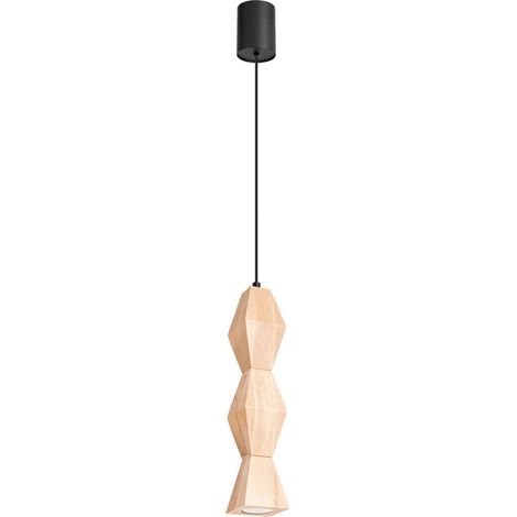Pendelleuchten Kubbe Naturholz 1xGU10 8cm Sollux (1/5)