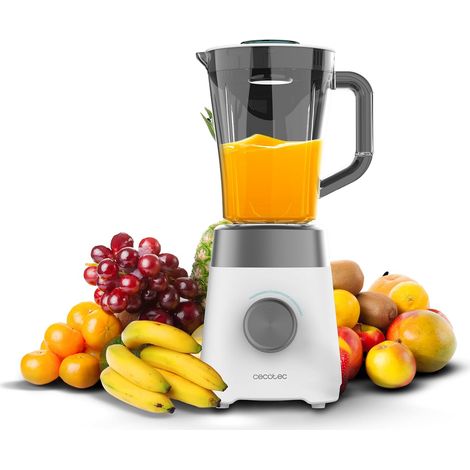 Blender électrique 1,5 L 1300 W – Fonction Turbo et AutoClean blanc