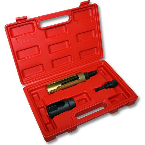 Wiltec Extracteur d’injecteur Diesel CDi - 300 x 85 x 70 mm / Ø 29 mm - Outillage arrache-injecteurs Démontage - compatible avec Mercedes CDi OM 611, OM 612, OM 613 , compatible avec Bosch