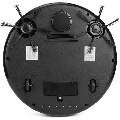 Ensemble aspirateur robot multifonctionnel intelligent à lumière ultraviolette pour la maison et le bureau (noir) (1/5)