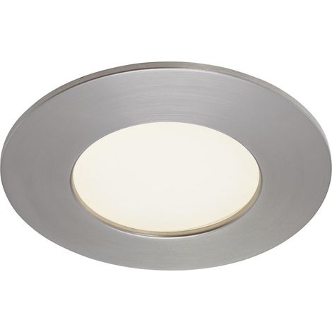 LED Einbauleuchten 3er-Set matt-nickel, 3xLED/5W