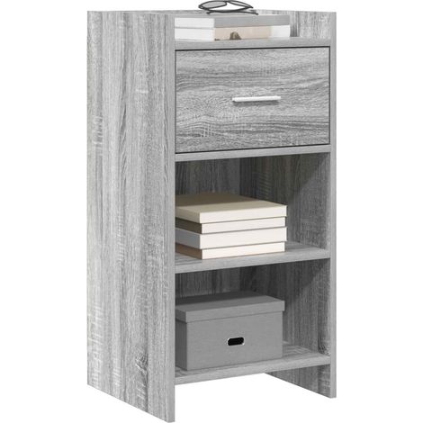 Credenza Madia Buffet Sonoma grigio 40 x 36 x 80 cm Legno ingegnerizzato CDS99661 (1/5)