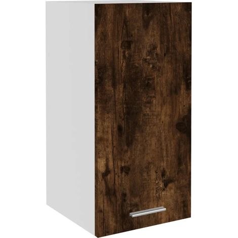 Armadio pensile da cucina 29,5 x 31 x 60 cm in legno multistrato rovere fumo 020048544