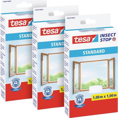 Moustiquaire pour fenêtre tesa 55670-00500-00 (l x H) 1000 mm x 1000 mm blanc 3 pc(s) W846692