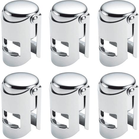 Bouchon À Champagne - En Acier Inoxydable - Pour Bouteilles De Champagne - Réutilisable - 1 Pièce (1/5)