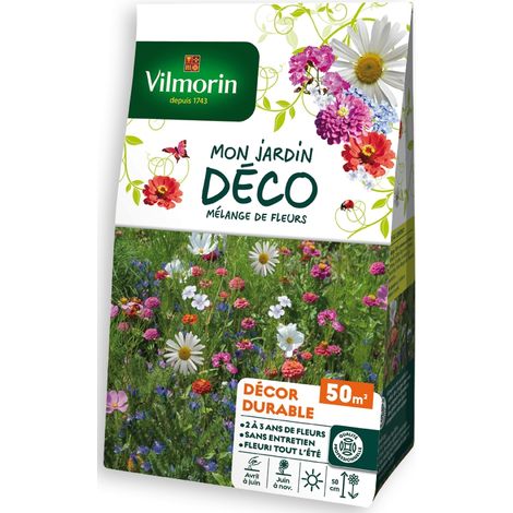 Décor Durable - 50 m² - Mélange de fleurs Vilmorin (1/2)