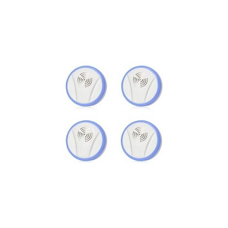 Répulsif Ultrason Moustique Lot De 4,à ultrasons insectifuge électronique et Anti-rongeurs pour Rongeurs Souris Moustique Cafard Araignée Mouche NPTERBL (1/5)
