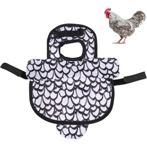 Selle de Poulet,Tabliers pour Poules avec Sangles Réglables,Protection des Plumes de Volaille D'extérieur,Accessoires pour Poules (1/5)