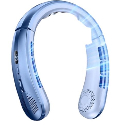 Ventilatore da collo portatile,mini ventilatore da collo,ventilatore portatile ricaricabile tramite USB con motore a riduzione attiva del rumore
