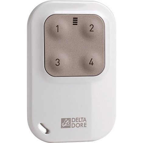 Llavero control remoto de radio de 2 vías - Iluminación - Persiana enrollable - 6351388 - Tyxia 1400 - Delta Dore