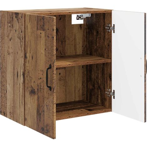 Armadietto a muro Mobiletto a muro Legno antico 59 x 31 x 60 cm DAS471300 (1/5)