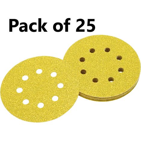 DEWALT DT3117-QZ (pkt of 25) Sanding disc - 125mm 125mm x 240g