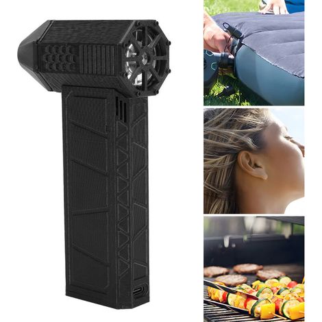 Ventilateur Portable Turbo Haute Vitesse 150000 RPM pour Nettoyage Auto et Extérieur-KZQ