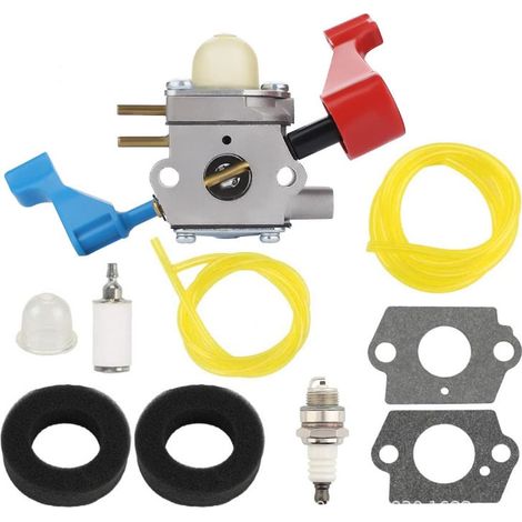 The C1U-W12A carburetor is suitable for Poulan FL1500 FLLE 952711486 mechanical lawn mowers. (1/3)