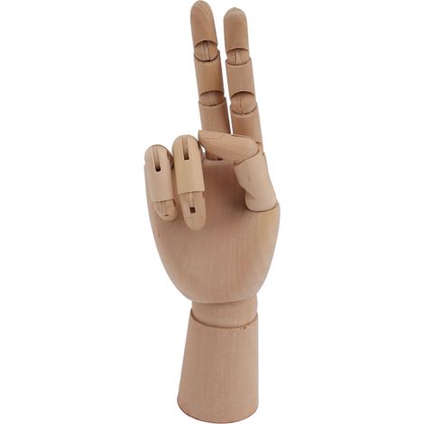 de main en bois flexible et mobile pour artistes idéal pour (1/5)