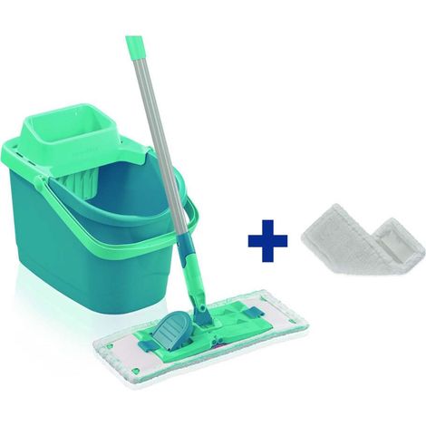Set LEIFHEIT POWER CLEAN: mocio + secchio + copertura di ricambio 55423