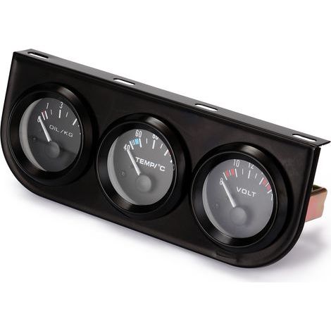 Voltmètre 3 en 1 52MM + jauge de température d'eau + Kit de jauge d'huile ou température d'huile (1/5)