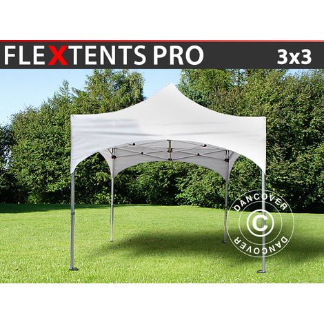 Pop up gazebo FleXtents PRO "Arched" 3x3 m White (1/2)