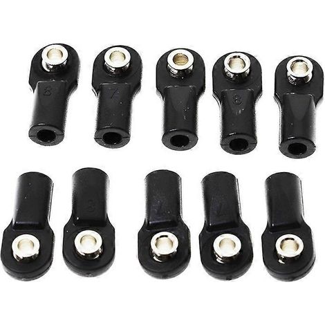 10 rotules de biellette en plastique pour voiture RC 1/10, B (1/5)