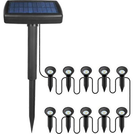Lampe de jardin extérieure avec petit haut-parleur solaire (1/5)