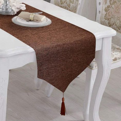Chemin de table, chemin de table de cuisine imperméable, chemin de table moderne antitache (1/5)