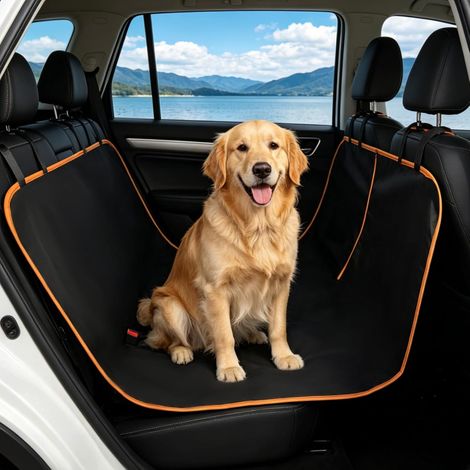 Housse de Siège pour Chien, Protection Siège Voiture Chien, Protege Banquette Arriere Antidérapant et Imperméable, Protection Coffre Universelle Voiture, Hamac Voiture, 147 x 137 cm