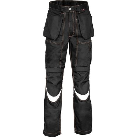 Pantalon de travail BRICKLAYER - Noir 4XL - FR (58) - EU (64)