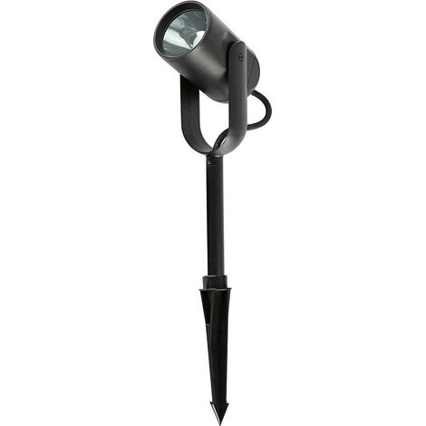 Faro Slot - Lampada a picchetto LED da esterno Nero H20 14W 3000K IP65 (1/4)