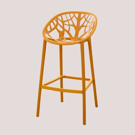 SKLUM Hoher Hocker aus Polypropylen Ores Senfgelb ↑75 cm                                 