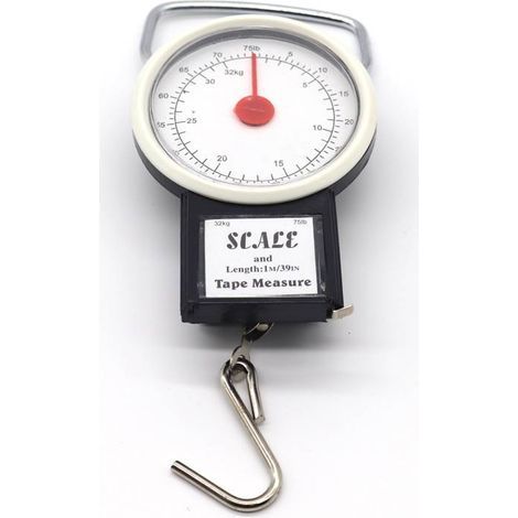 Travel Accessories - Manual Luggage Scale, Black (1/4)