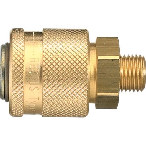 Raccord rapide pneumatique Legris, Filetage Mâle vers Mâle G 1/4 Mâle 30mm 1/2pouces Échange industriel, ISO 6150 B en ( Prix pour 1 )