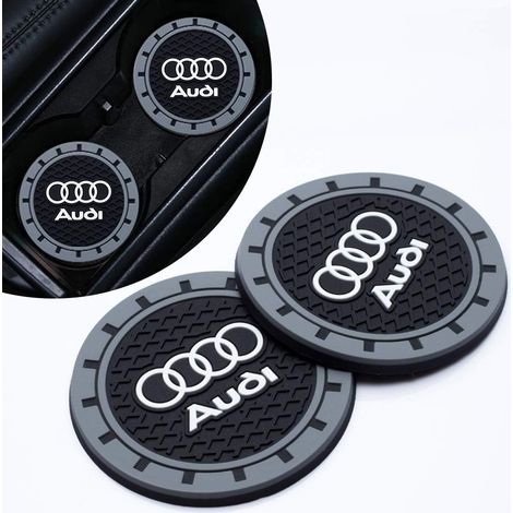 2 Pieces Car Cup Holder Coaster,Non-Slip Car Cup Holder Coaster Compatible with Audi A1 A3 RS3 A4 A5 A6 A7 RS7 A8 Q3 Q5 Q7 R8 S Series,Car Cup Holder Accessories (1/5)
