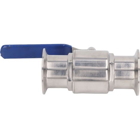 Vanne à bille en acier inoxydable 304 à ouverture rapide, sanitaire, pour le contrôle du débit d'eau, diamètre extérieur 76 mm (1/5)