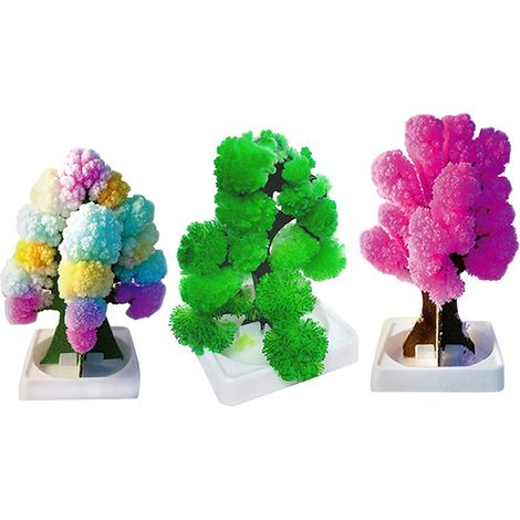 Arbre de Noël en Papier à Cristaux Magiques - Décoration DIY Neige et Flocons - Ornement de Sapin de Noël à Déployer (1/5)