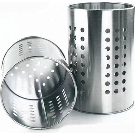 Porte-ustensiles de cuisine - 2 pièces - Égouttoir à couverts - Égouttoir à couverts - Séchoir à vaisselle - Support à (1/4)