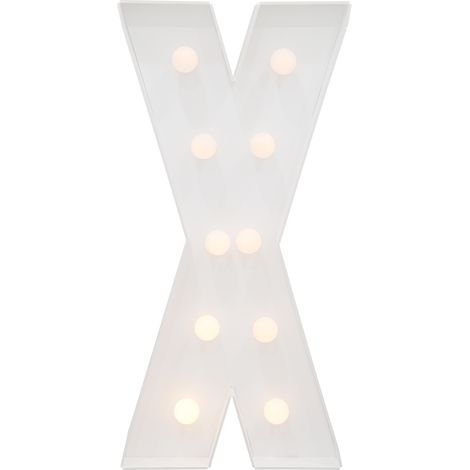 Lettre lumineuse géante LED 91,5 cm – Lettre X – Lumière chaude 2000-3024K – Pour mariage, anniversaire, fête et décoration – Alimentation par piles AA (non incluses)