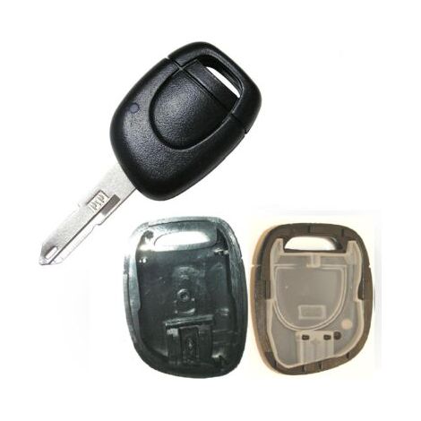 Coque Cle Adaptable Pour Renault 1 Bouton Cle A Dent - RE1TL1220