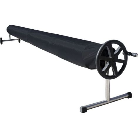 Bâche de protection pour enrouleur de piscine, 6,80 m, tissu Oxford 420D résistant aux UV et aux intempéries, fixation facile avec velcro (1/5)