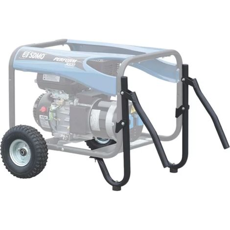 Finish – Accessoire de groupe électrogène pour groupe Kohler > 6 kW et Honda > 4 kW – Quatre poignées – Roues increvables Ø 300 mm (1/5)