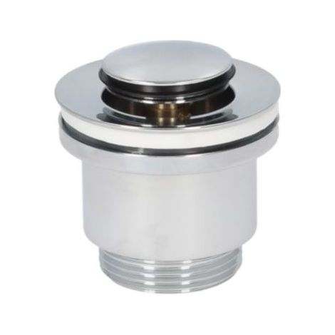 GSC 404035019  Válvula de desagüe para lavabo clic-clac tapón Ø37mm Cromo (1/2)