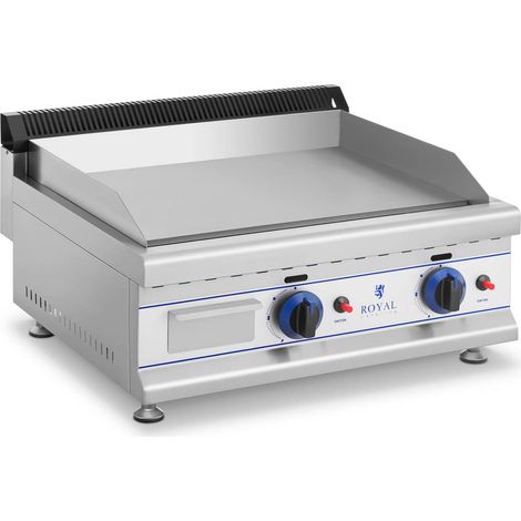 Plancha à gaz - Royal Catering - Dimensions: 65 x 58 x 35 cm - 30 mbar (Propane/Butane) (1/5)