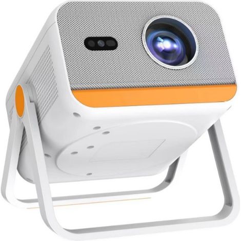 Projecteur Vidéo HY260Pro, Résolution Native 1080P, Compatible 4K UHD, Android 13, WiFi 6 Double Bande & Bluetooth 5.4, Mise au Point Automatique, Ultra Courte Focale 0.8:1, Projection 180°, 200 ANSI (1/4)